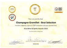 Load image into Gallery viewer, GREMILLET Brut Selection Champagne NV